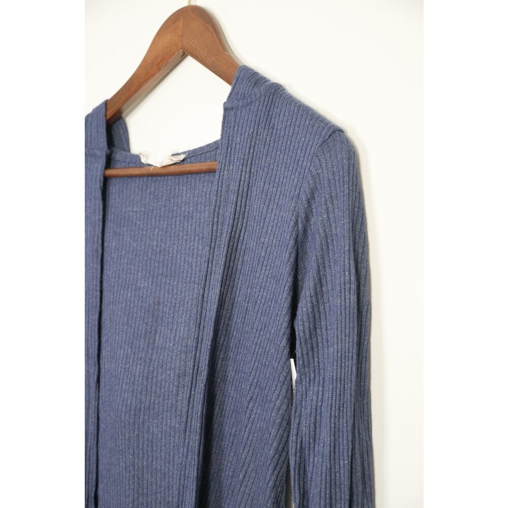 Pink Rose Blue Cardigan with Hood Size Small - Picture 2 of 6